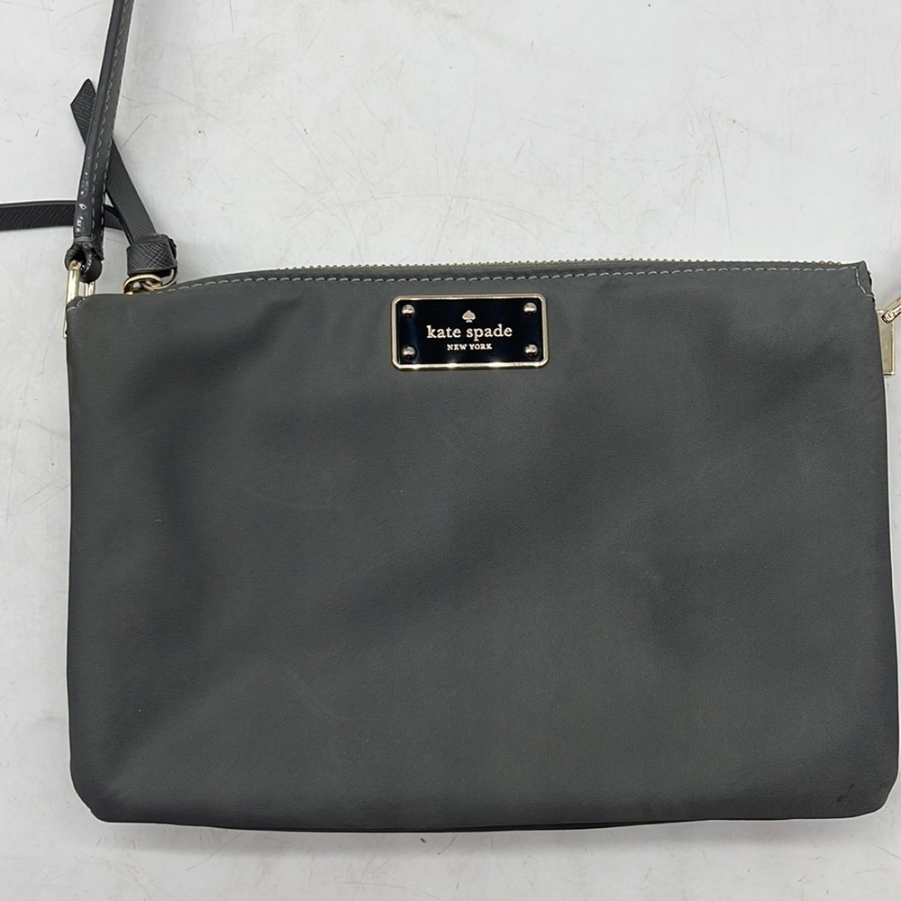 Kate Spade Gray Nylon Crossbody Bag MCB4199J